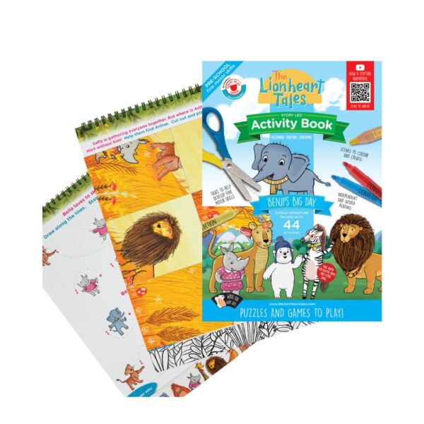 Front cover and 2 inside pages of Benji's Big Day!