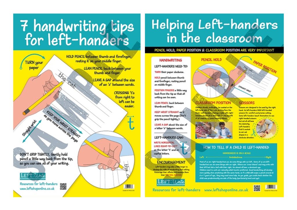 NEW A3 posters for the class and staff rooms! Left 'n Write