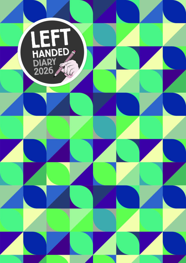 Front cover of Left-Handed A5 2026 diary